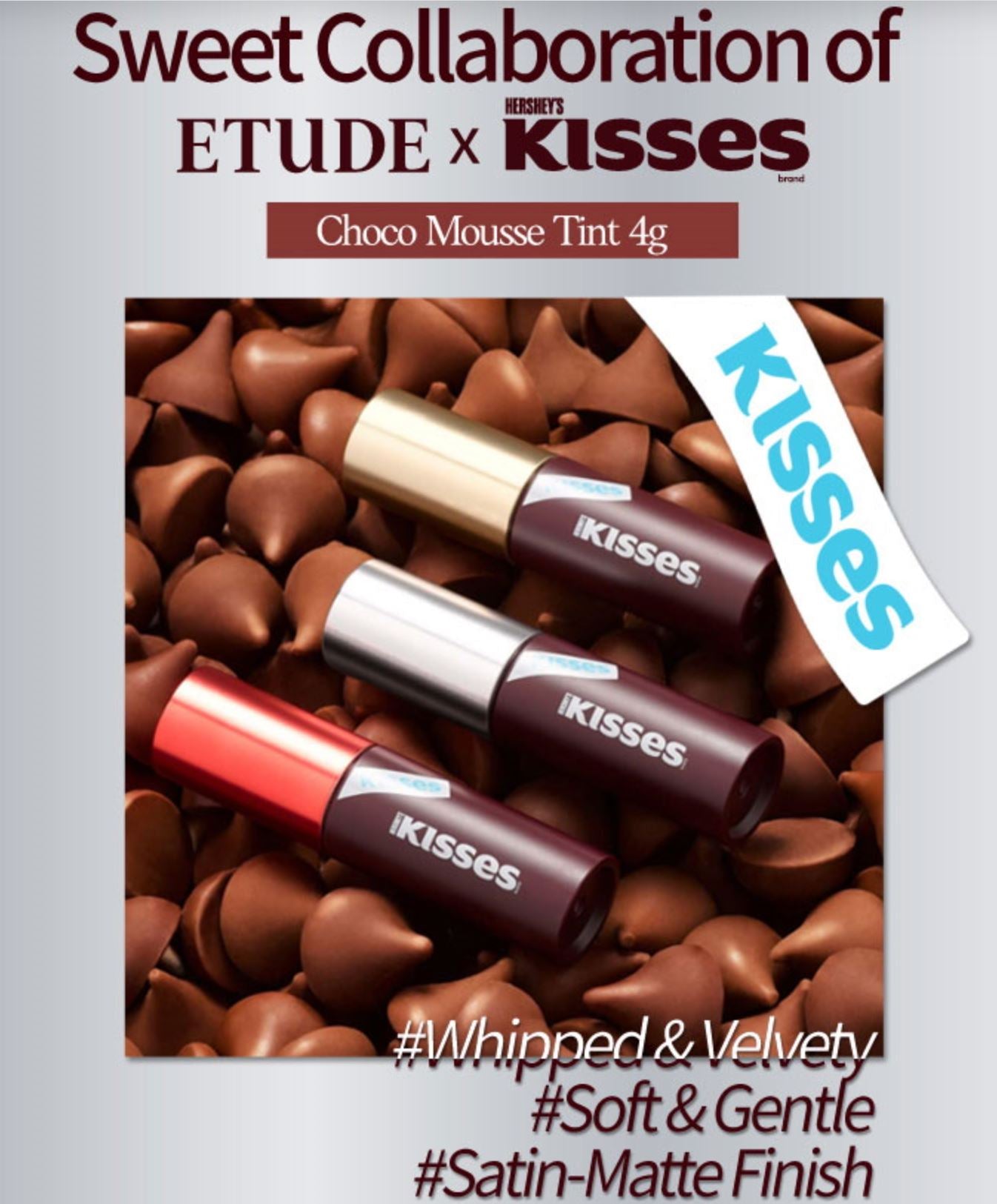ETUDE HOUSE HERSHEY'S KISSES Choco Mousse Tint