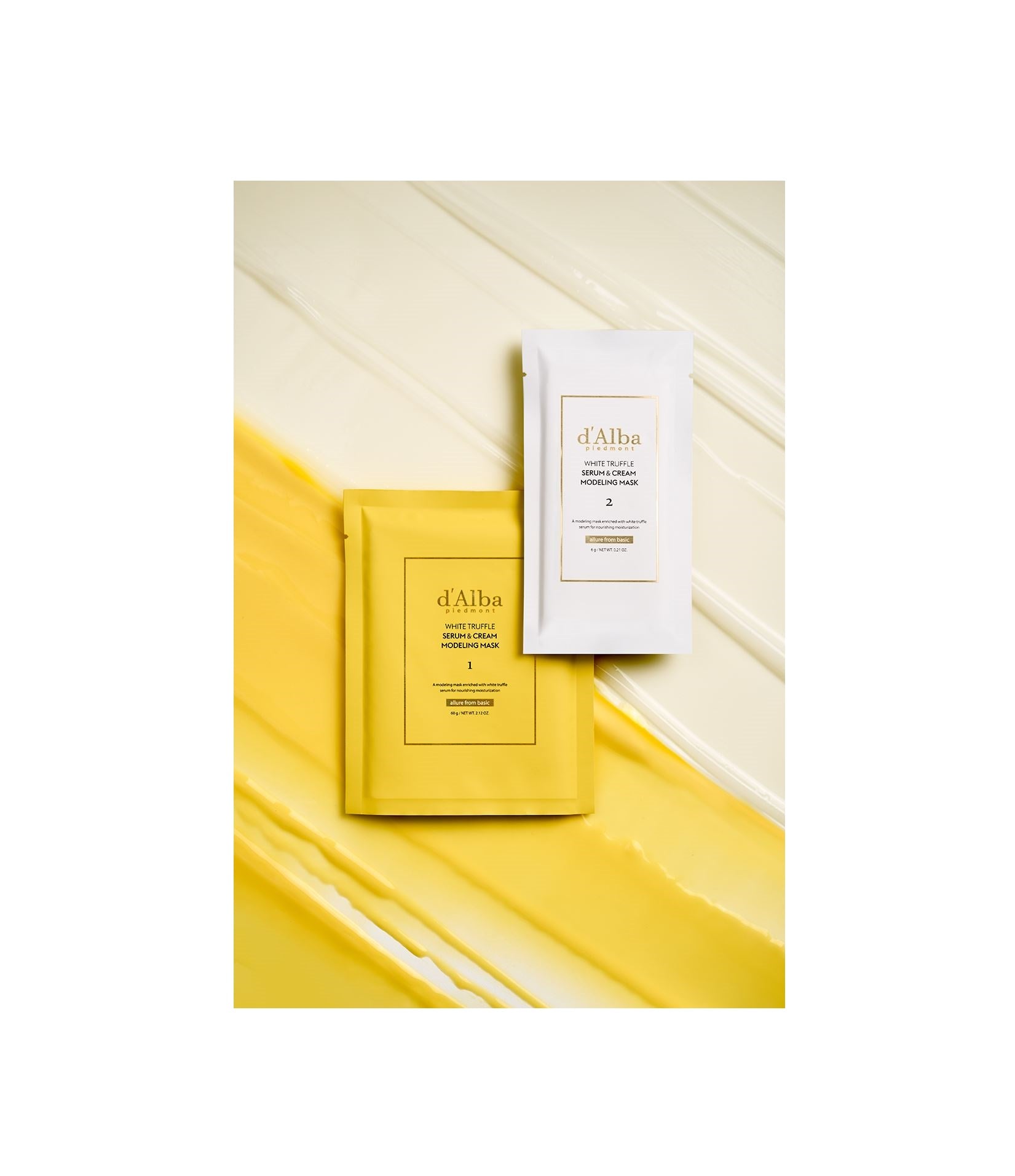 d'Alba White Truffle Serum & Cream Modeling Mask - Nourishing/Hydrating