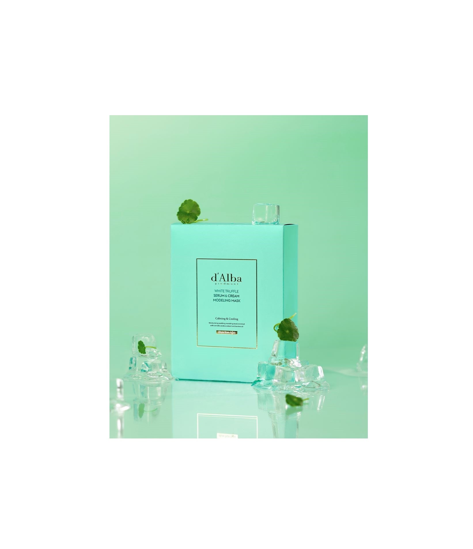 d'Alba White Truffle Serum & Cream Modeling Mask 66g*1ea - Calming/Coo ...
