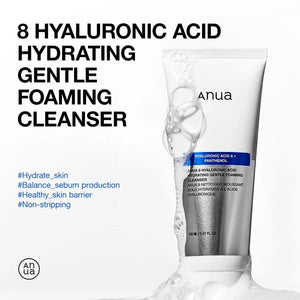 ANUA - 8 Hyaluronic Acid Hydrating Gentle Foaming Cleanser