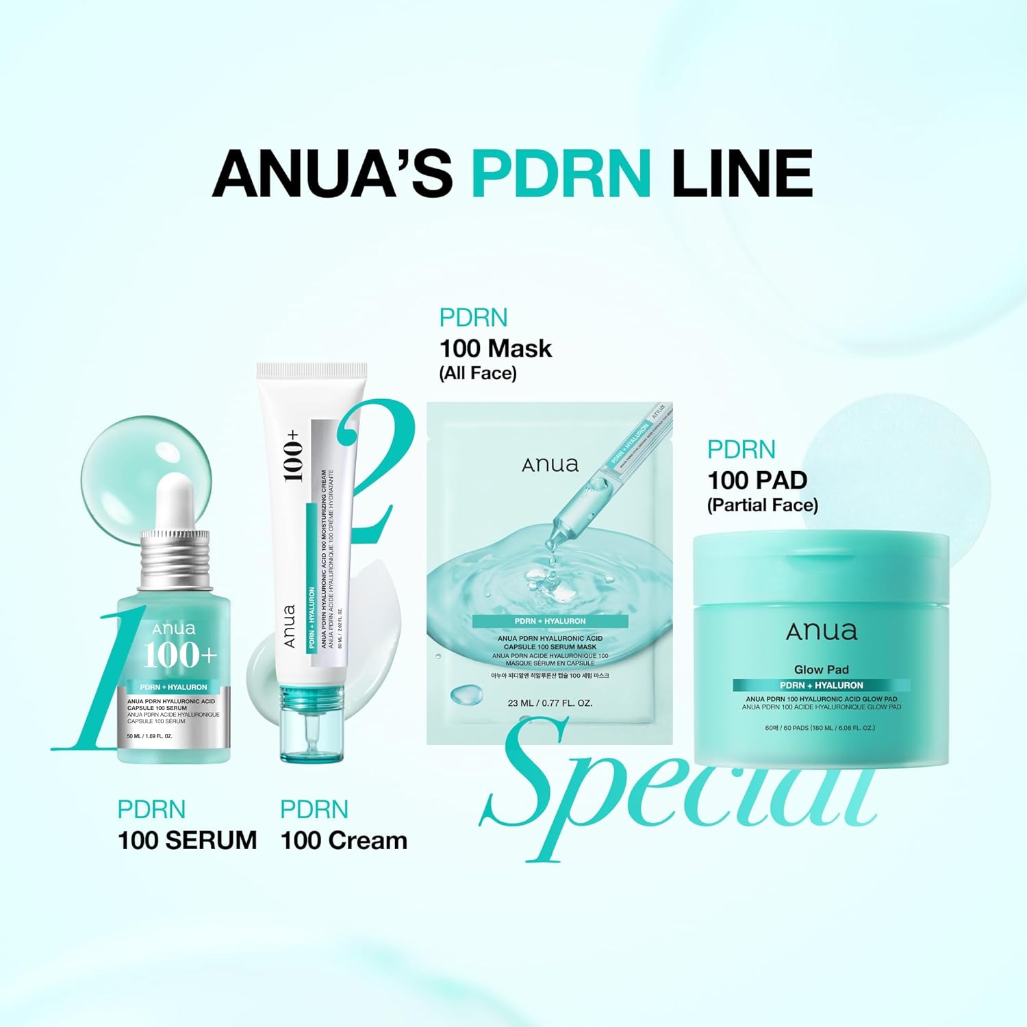 ANUA - PDRN Hyaluronic Acid Capsule 100 Serum Mask