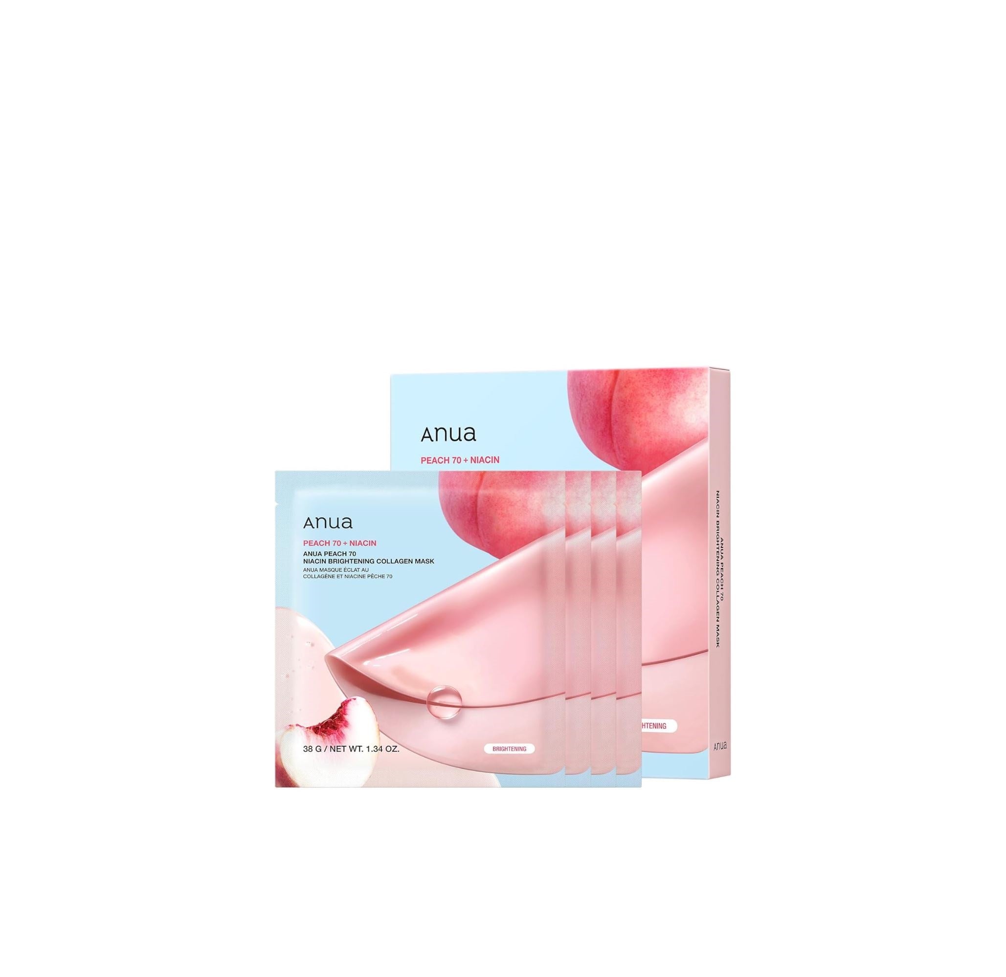 Anua - Peach 70 Niacin Brightening Collagen Mask