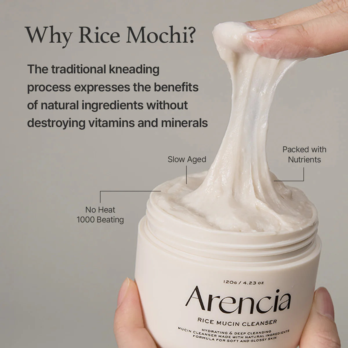 Arencia - Rice Mucin Cleanser 120g