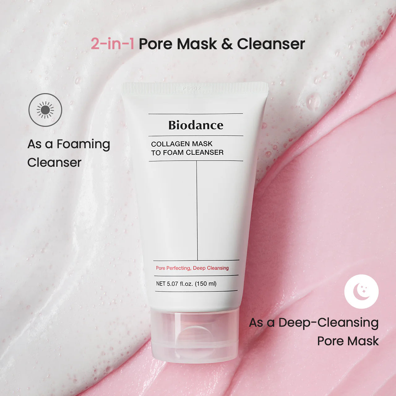 Collagen Mask To Foam Cleanser 150ml