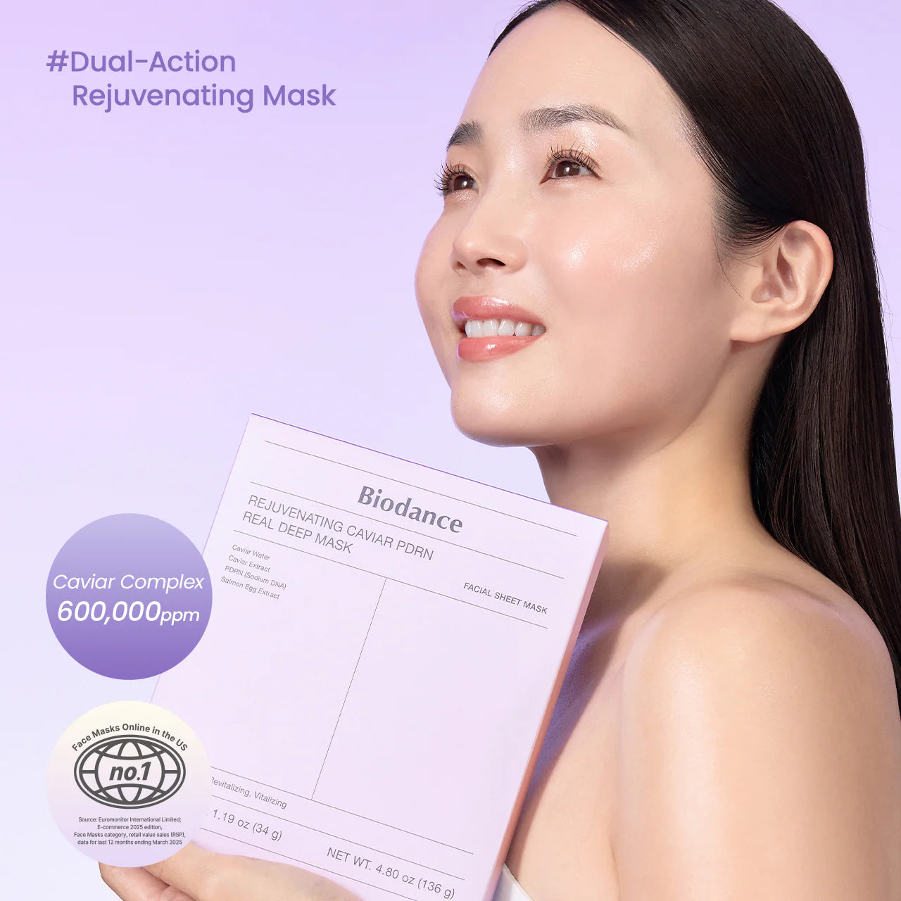 Rejuvenating Caviar PDRN Real Deep Mask