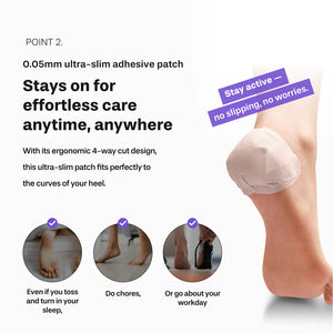 Shea Butter Sleeping Heel Patch 10pcs