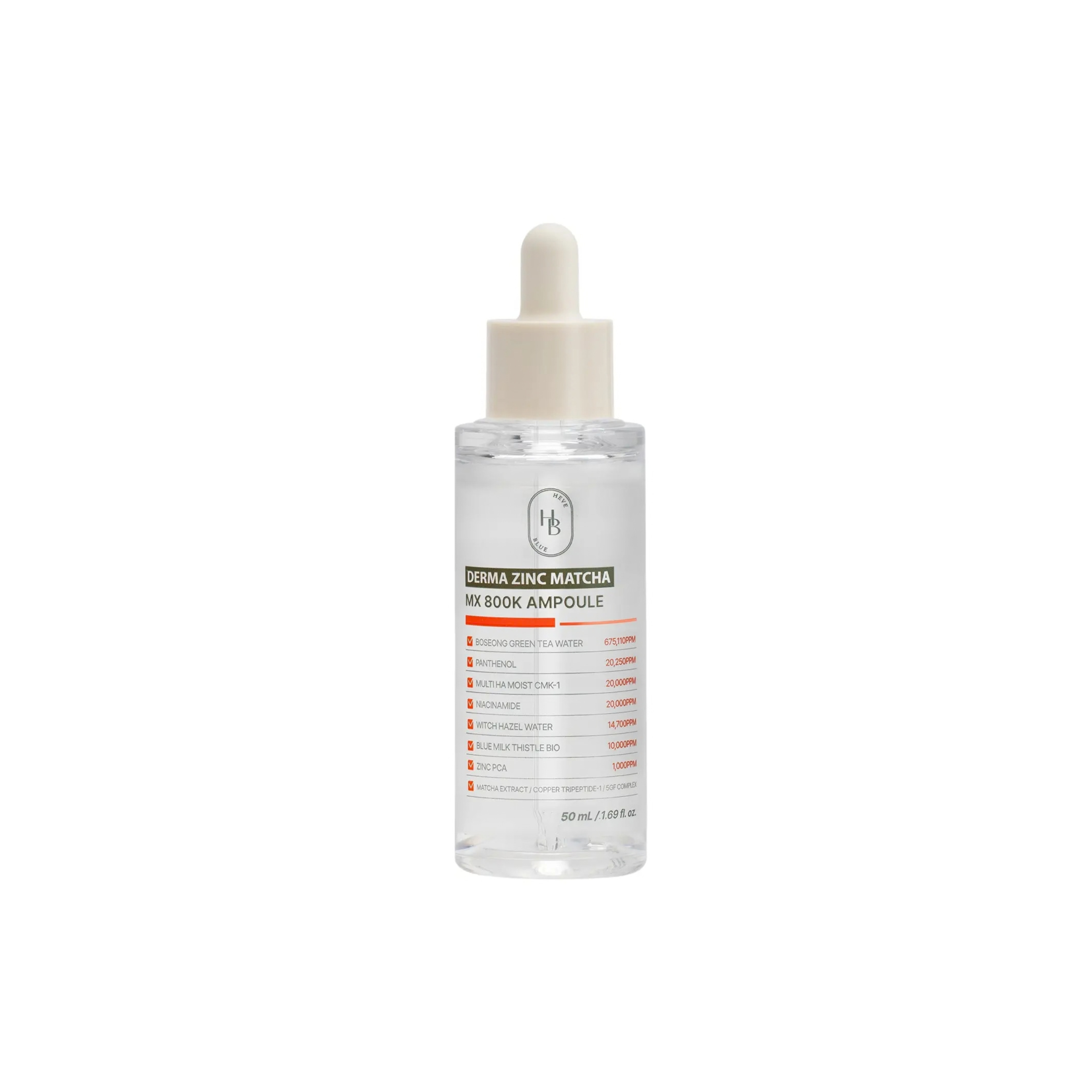 Derma Zinc Matcha MX 800K Ampoule