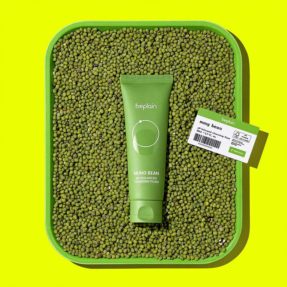 beplain - Mung Bean pH-Balanced Cleansing Foam 80 ml