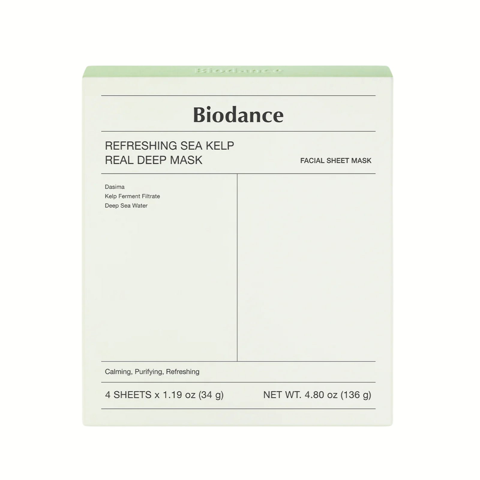 BIODANCE - Refreshing Sea Kelp Real Deep Mask