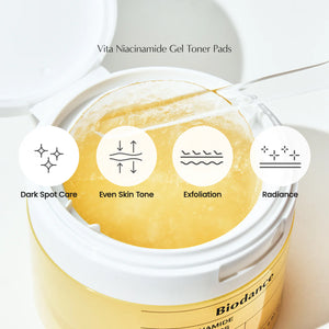 BIODANCE - Vita Niacinamide Gel Toner Pad (60ea)