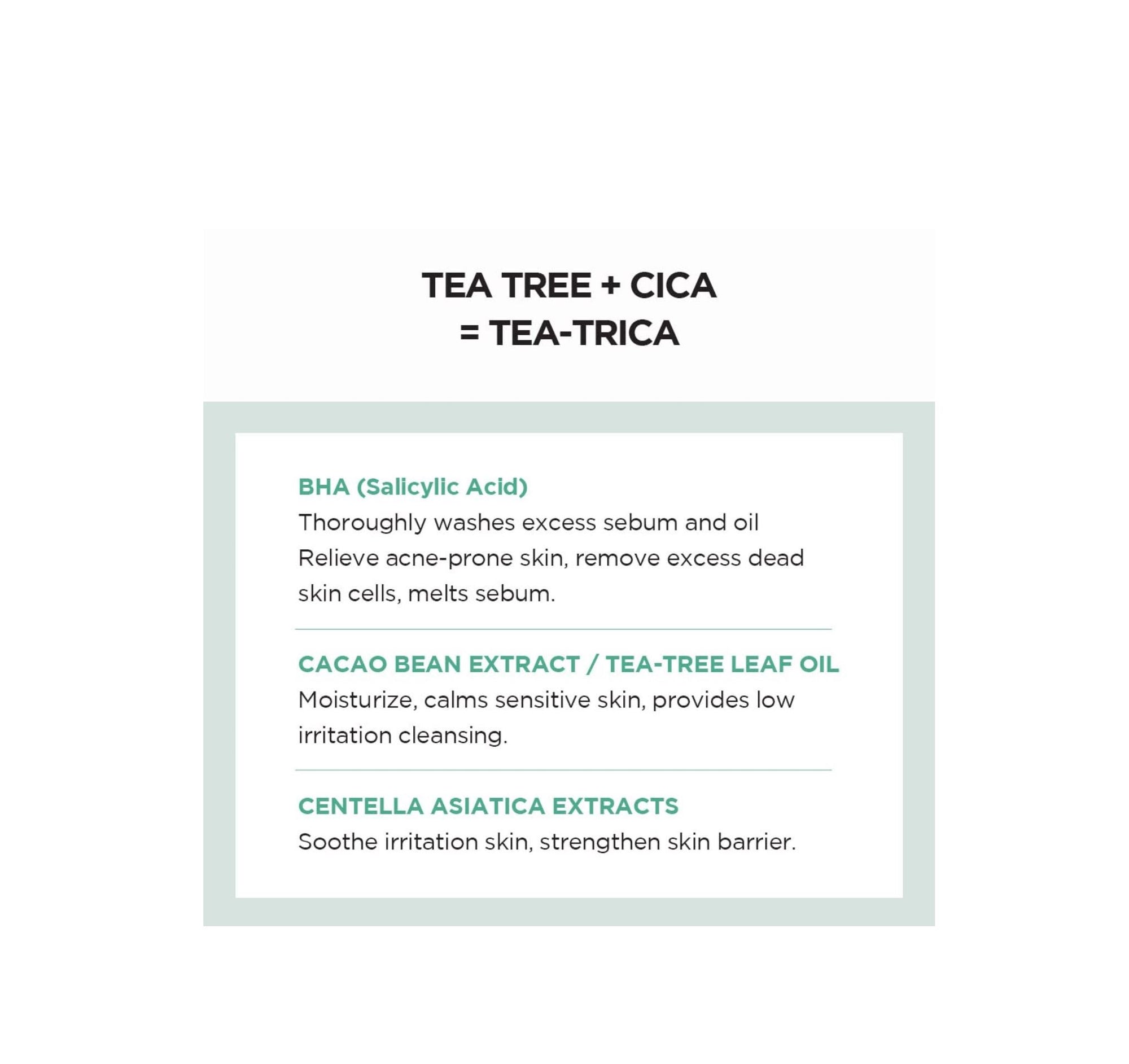 Madagascar Centella Tea-Trica BHA Foam 125ml
