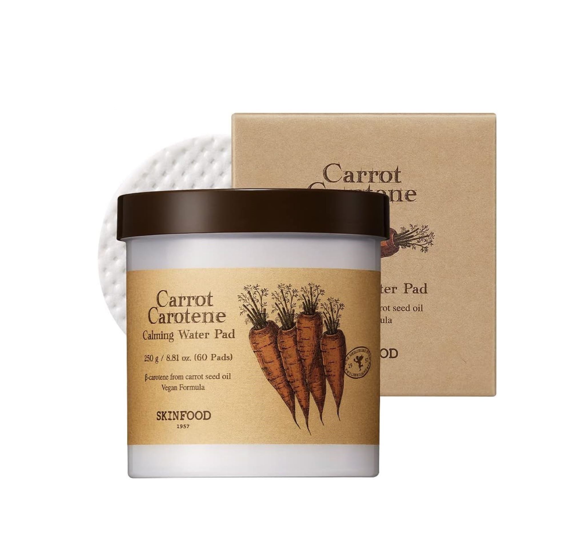 Carrot Carotene Calming Water Pad 60EA - Bellbees