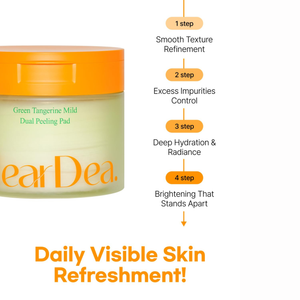 ClearDea - Mild Dual Peeling Pad 140ml/ 50 pads