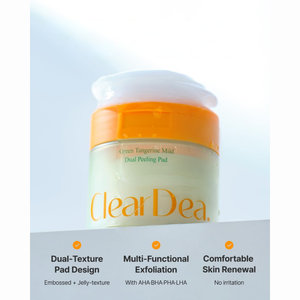 ClearDea - Mild Dual Peeling Pad 140ml/ 50 pads
