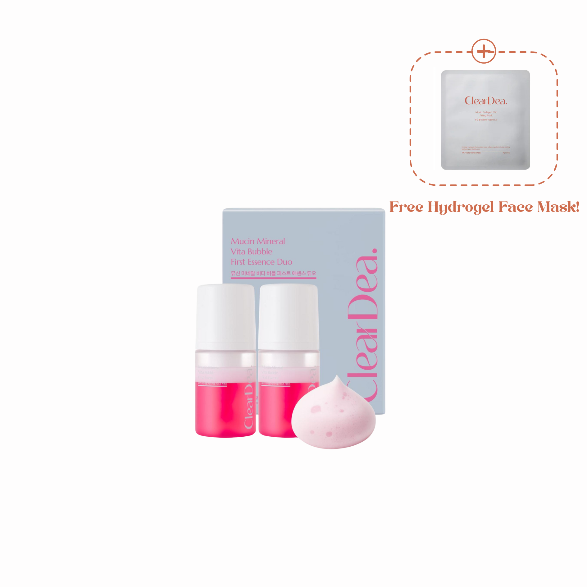 ClearDea - Mucin Mineral Vita Bubble First Essence 60ml