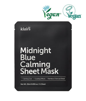 Dear, Klairs - Midnight Blue Calming Sheet Mask 1pc