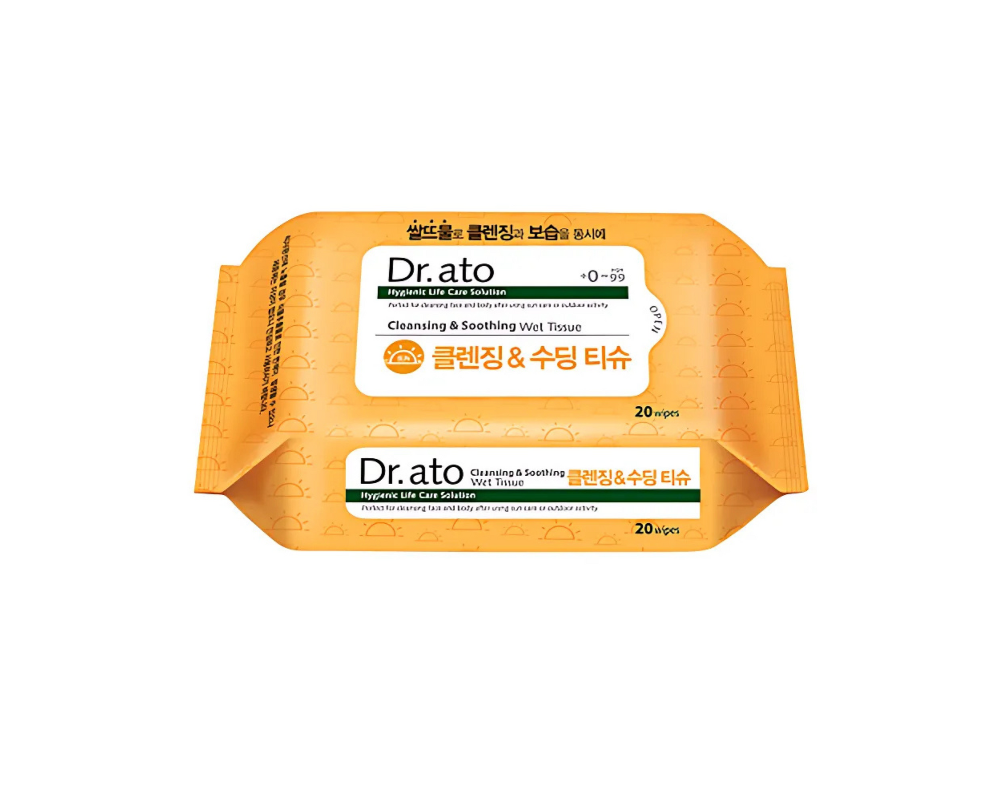 Dr.ato Cleansing & Soothing Wet Tissue 20p