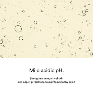 Mild acidic pH sheet mask