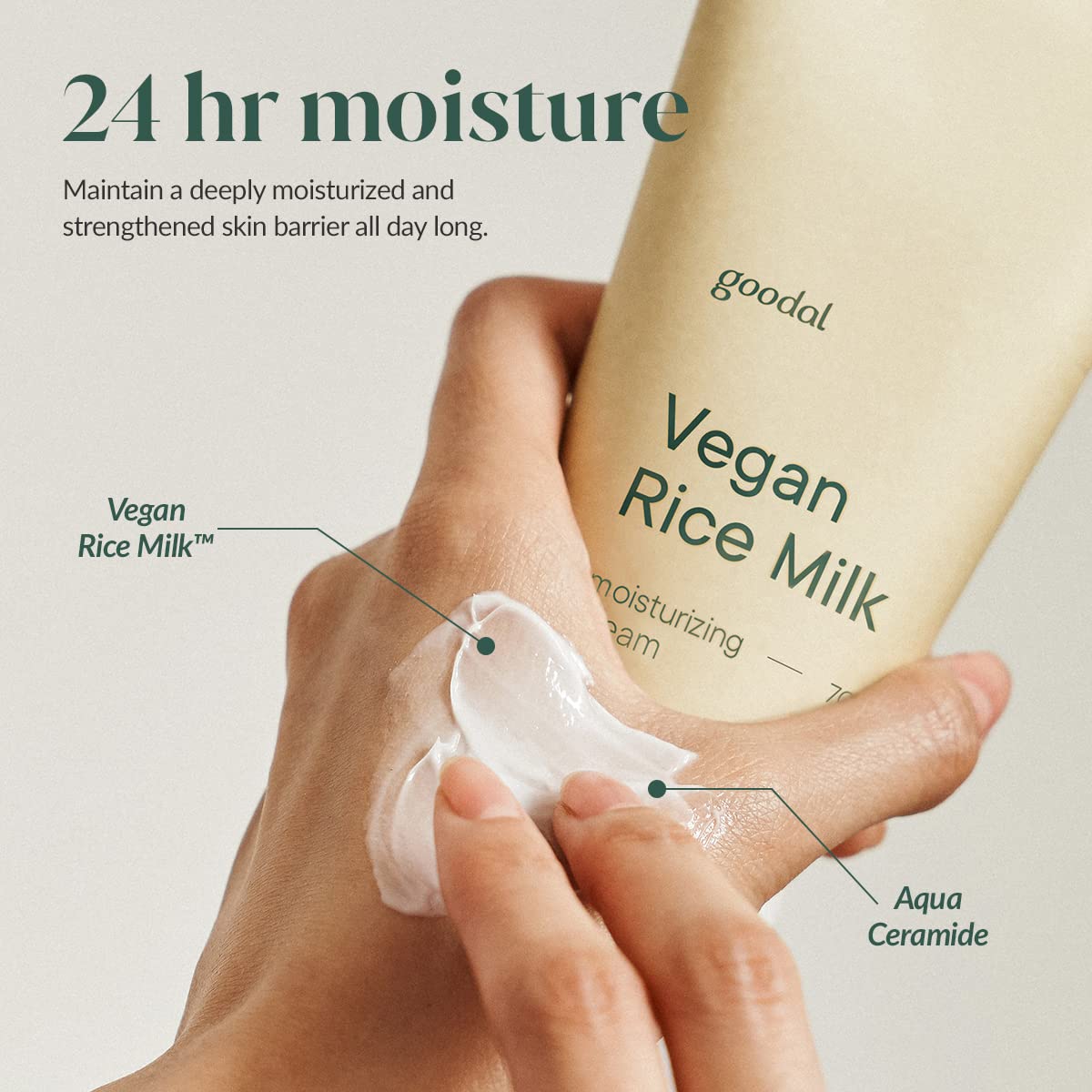 Goodal - Vegan Rice Milk Moisturizing Cream 70m