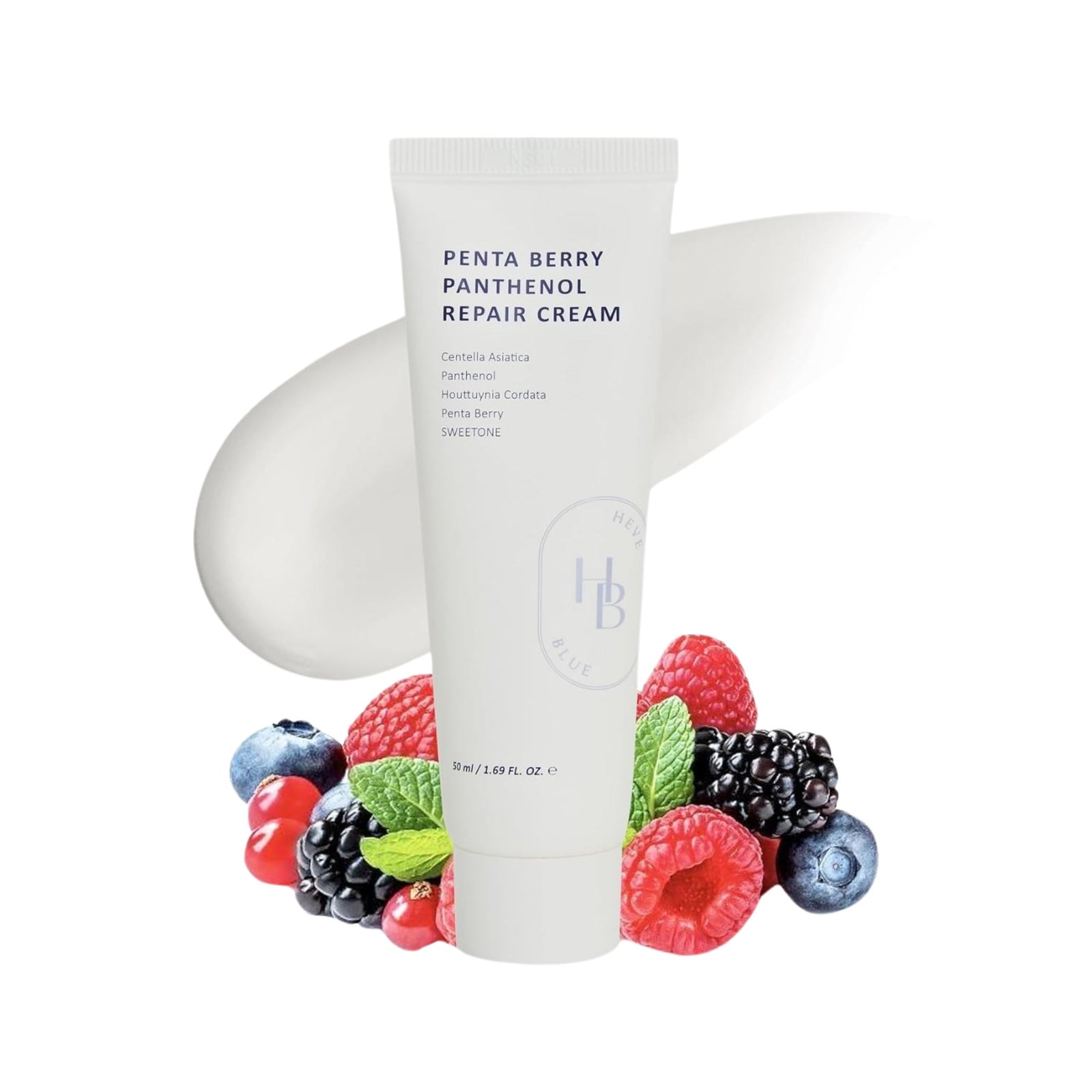 HEVEBLUE Penta Berry Panthenol Repair Cream 50ml