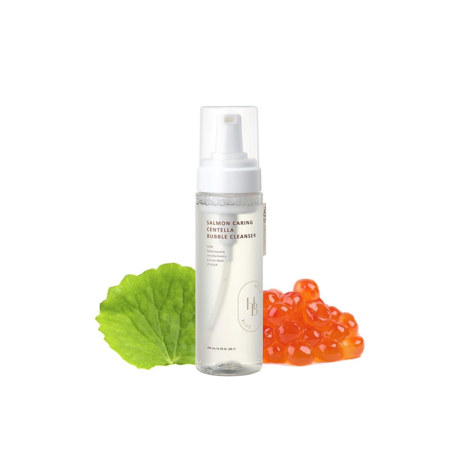 HEVEBLUE Salmon Caring Centella Bubble Cleanser 200ml