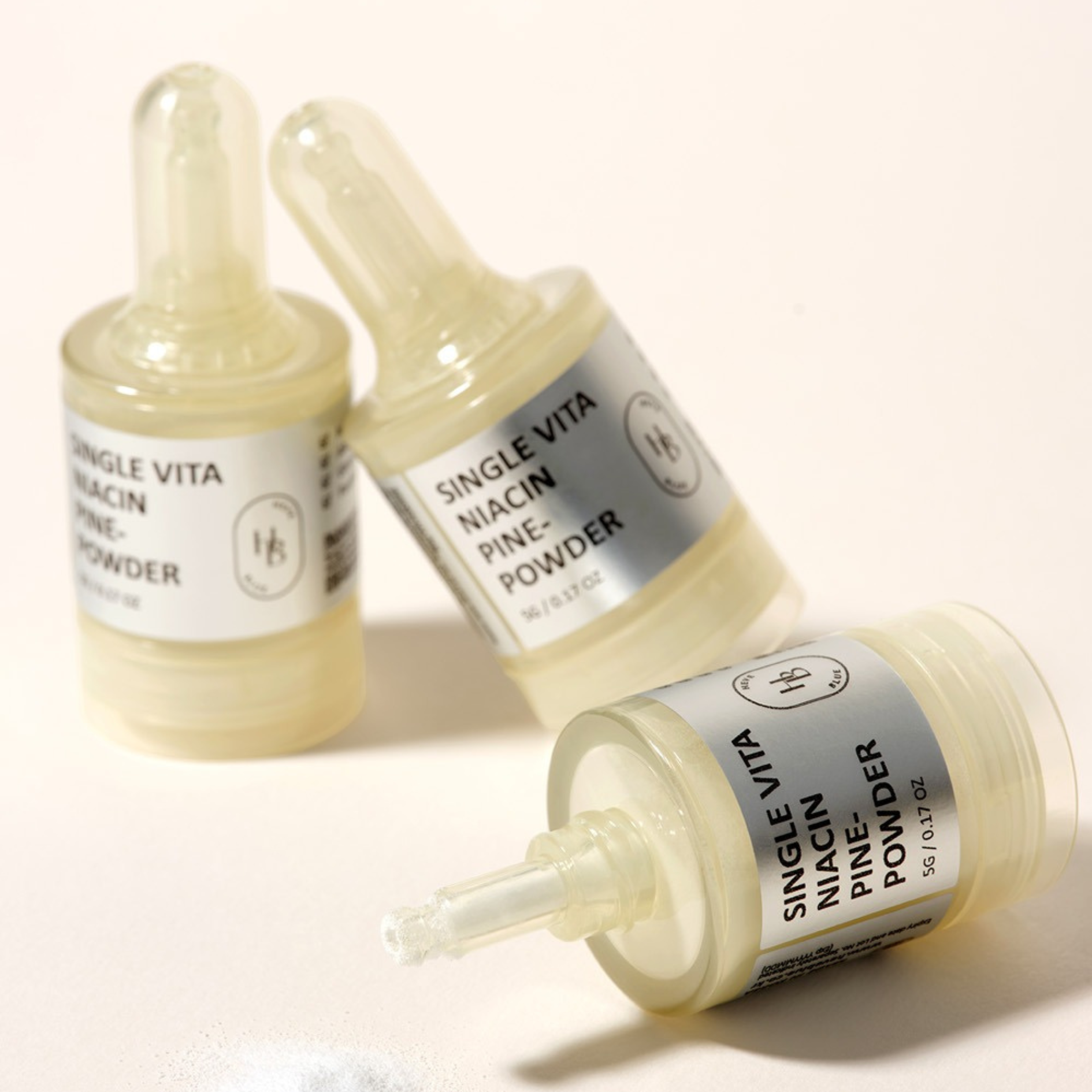 HEVEBLUE [3ea] Single Vita Niacin Pine-Powder 5g