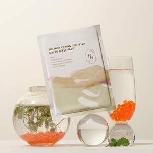 HEVEBLUE Salmon Caring Centella Green Mask