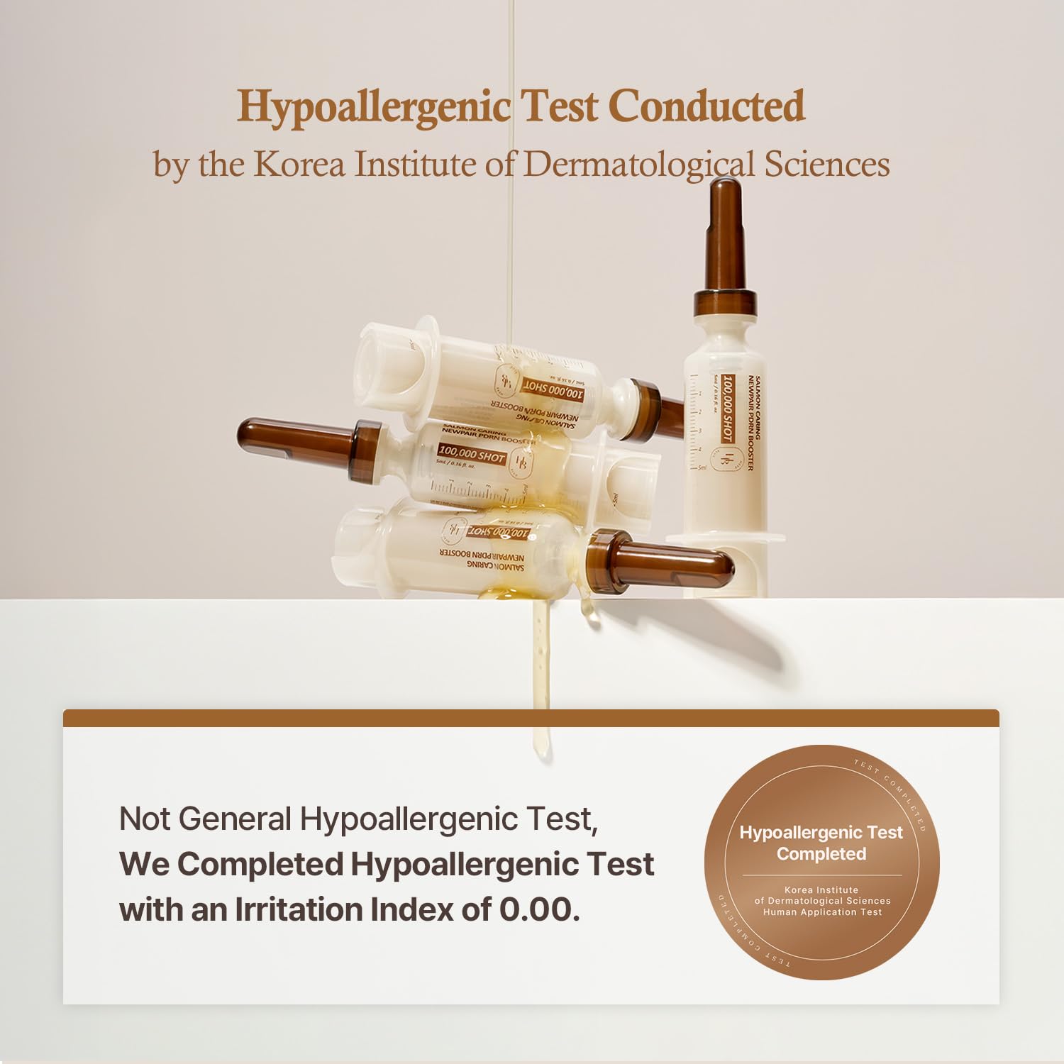 HEVEBLUE Salmon Caring Newpair PDRN Booster 100,000 Shot Essence 2 pc Set