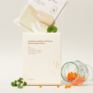 HEVEBLUE Salmon Caring Centella Green Mask