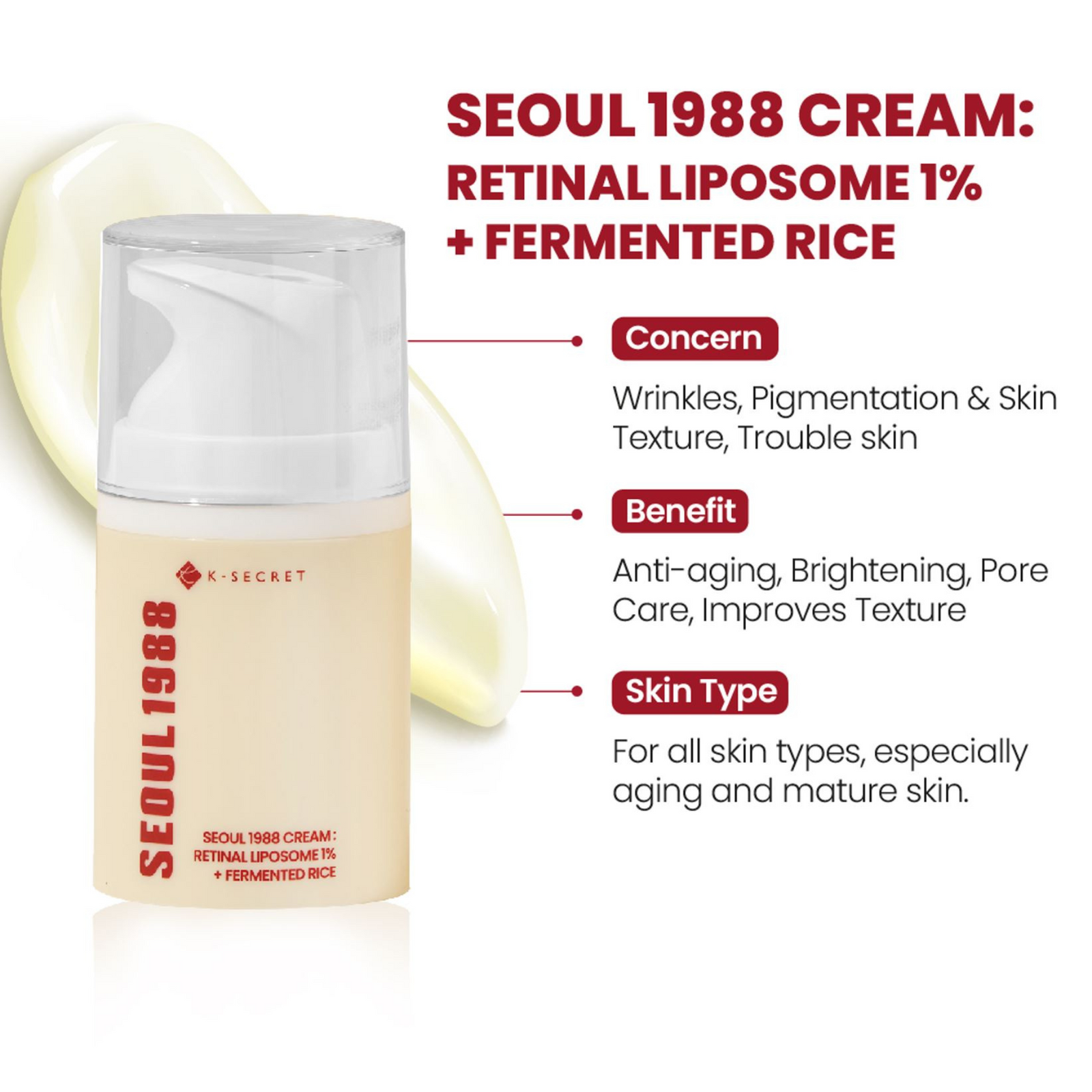 Retinal Liposome 1% + Fermented Rice