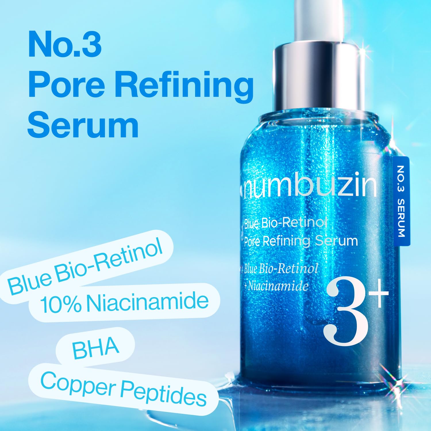 No.3 Blue Bio-Retinol Pore Refining Serum 30ml