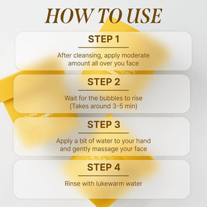 Turmeric Bubble Deep Mask 90g