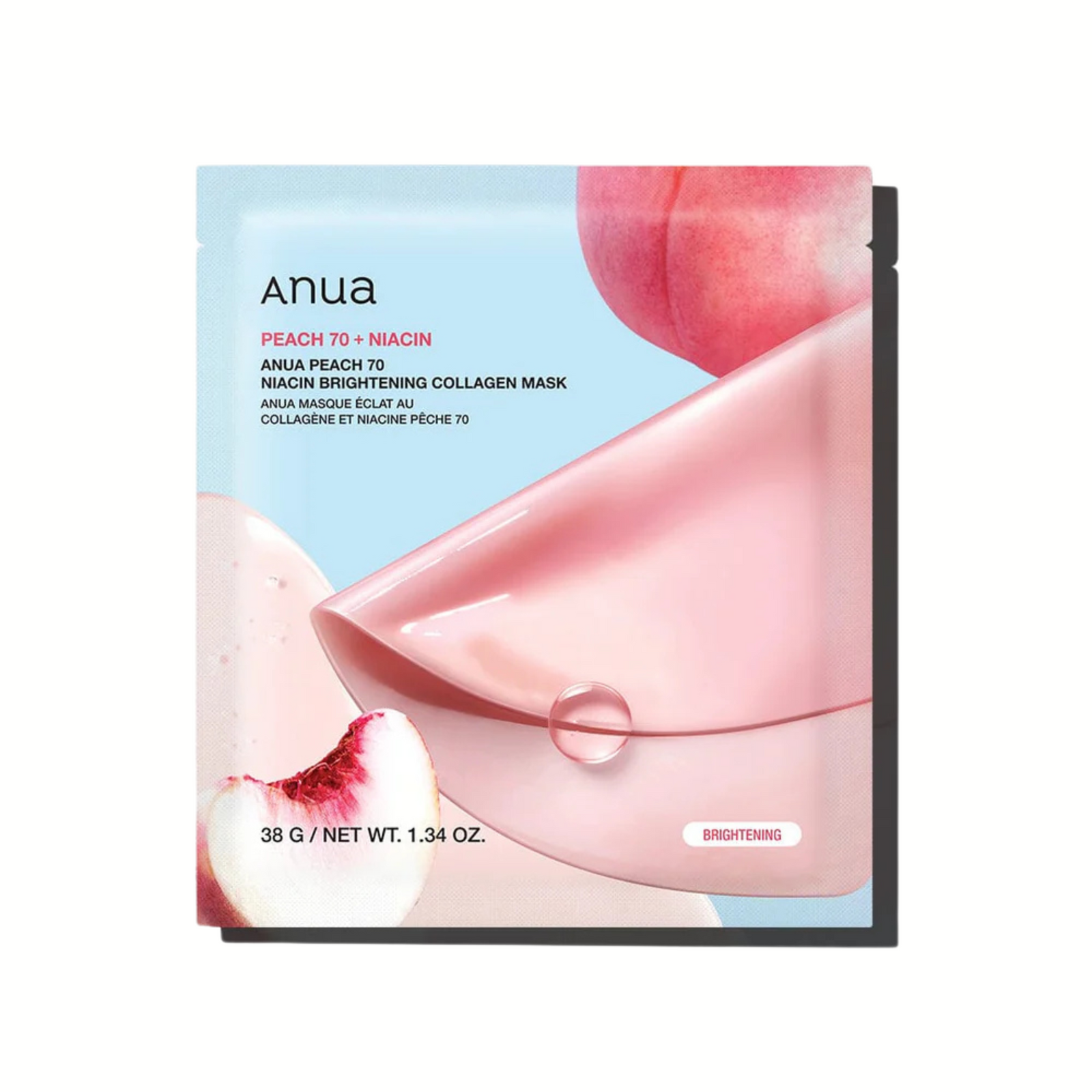 Anua - Peach 70 Niacin Brightening Collagen Mask