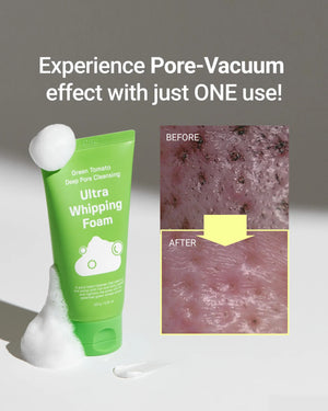 Green Tomato Deep Pore Cleansing Ultra Whipping Foam 120g