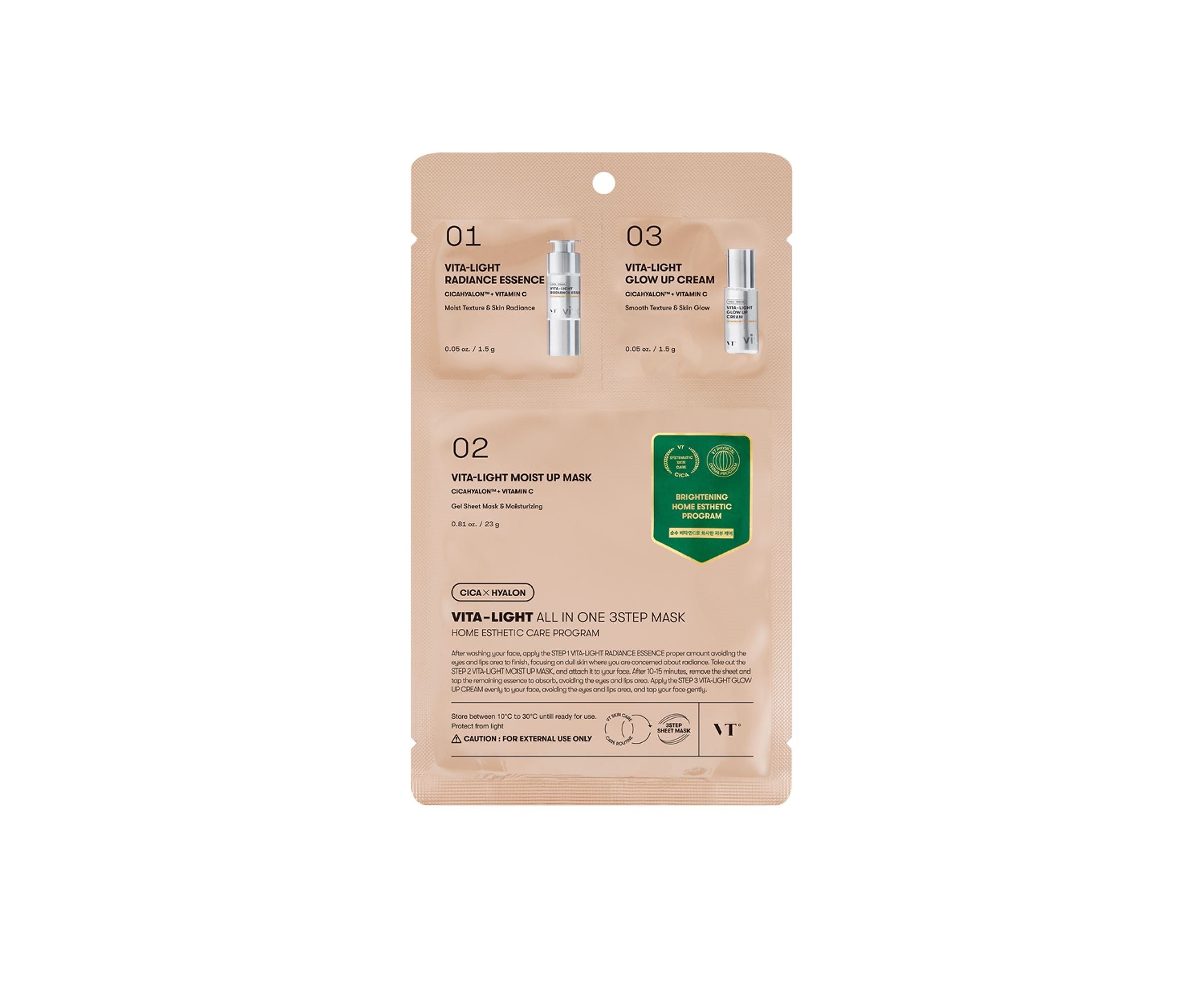 Vita-Light All In One 3step Mask - Bellbees