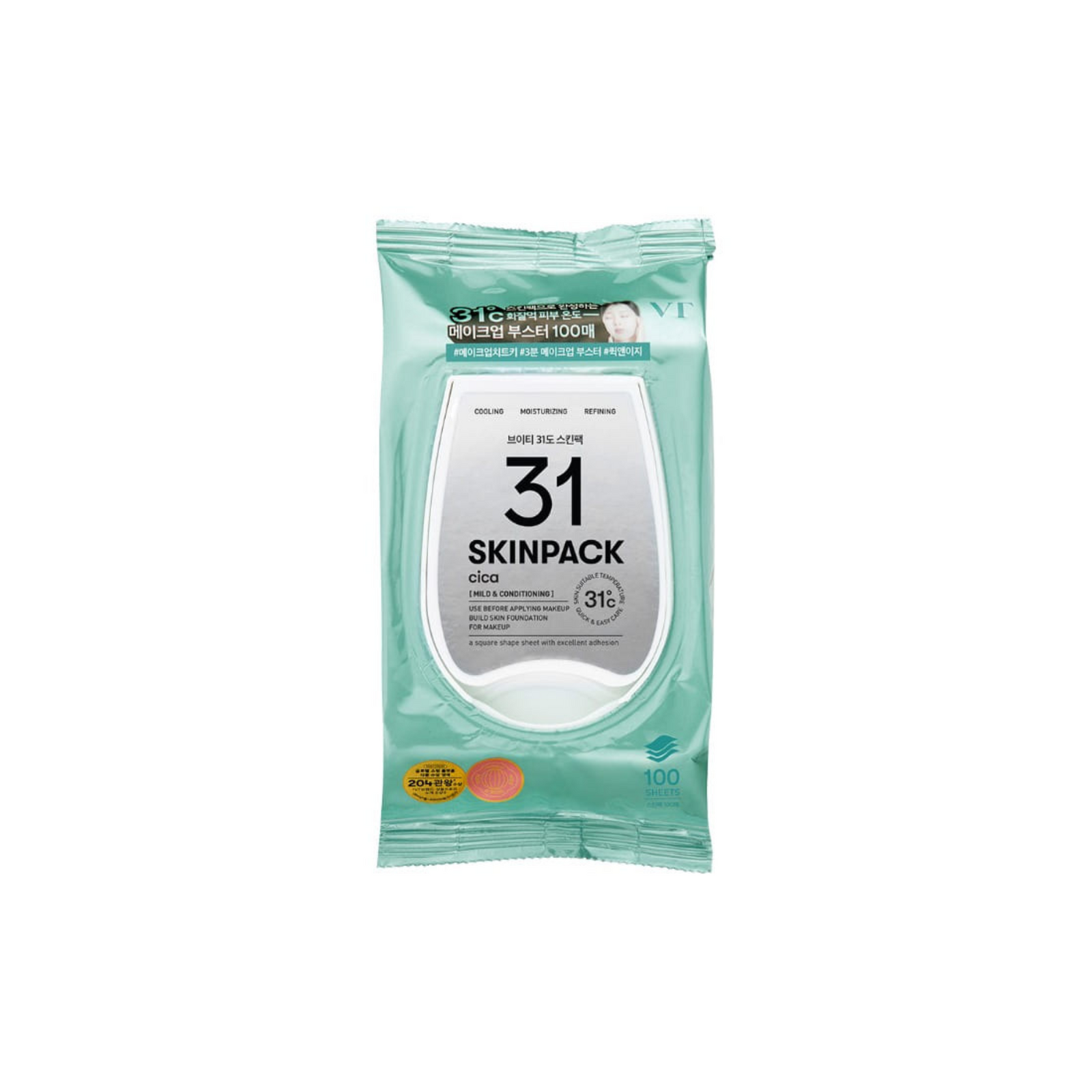 VT - 31 Skin Pack For Makeup - Mild Skin Pack - 100ea