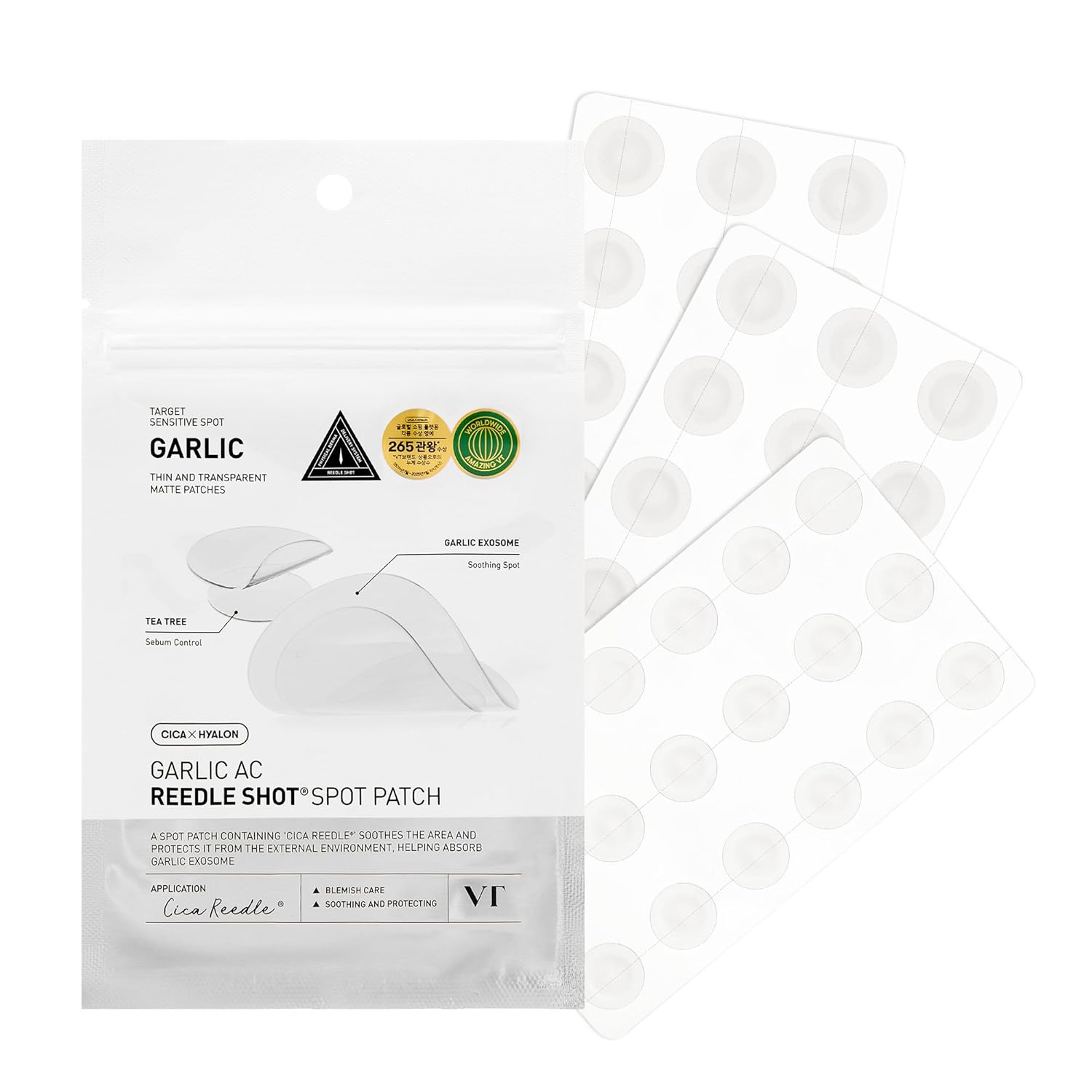 VT - Garlic AC Reedle Shot Spot Patch - 48 Patches