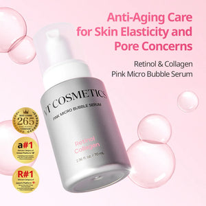 VT - Retinol Collagen Pink Micro Bubble Serum 70ml