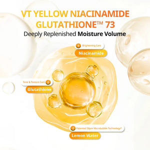 VT - Niacinamide Glutathione Yellow Micro Bubble Serum 70ml