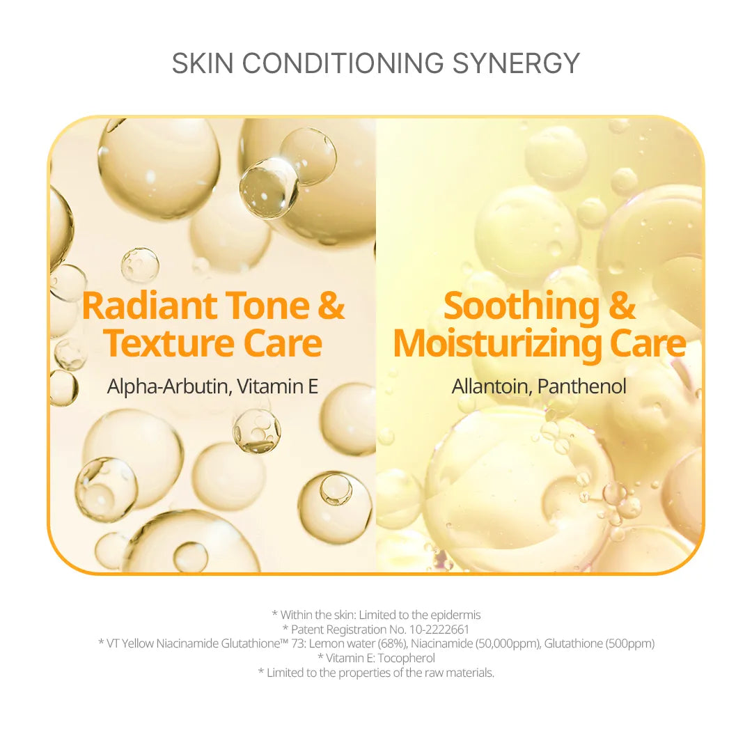 VT - Niacinamide Glutathione Yellow Micro Bubble Serum 70ml