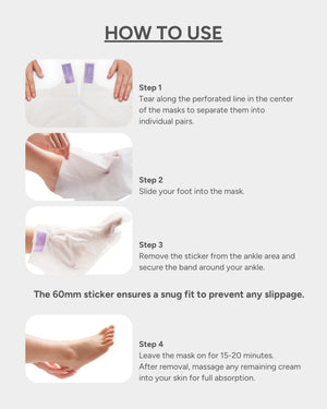 CICA SOS Quick Repair Foot Mask 3pcs