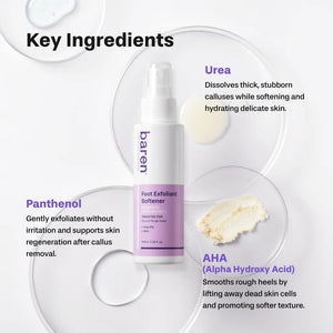 Callus Remover Kit for Feet - Foot File & Peeling Foot Spray