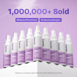 Callus Remover Kit for Feet - Foot File & Peeling Foot Spray