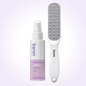 Callus Remover Kit for Feet - Foot File & Peeling Foot Spray