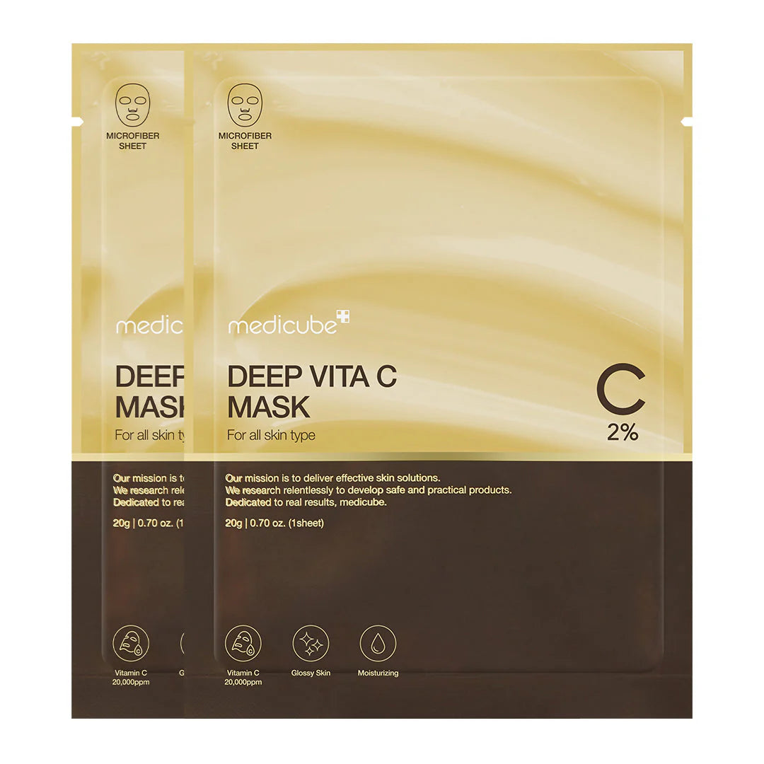 medicube - Deep Vita C Mask 10 Sheet Vitamin C