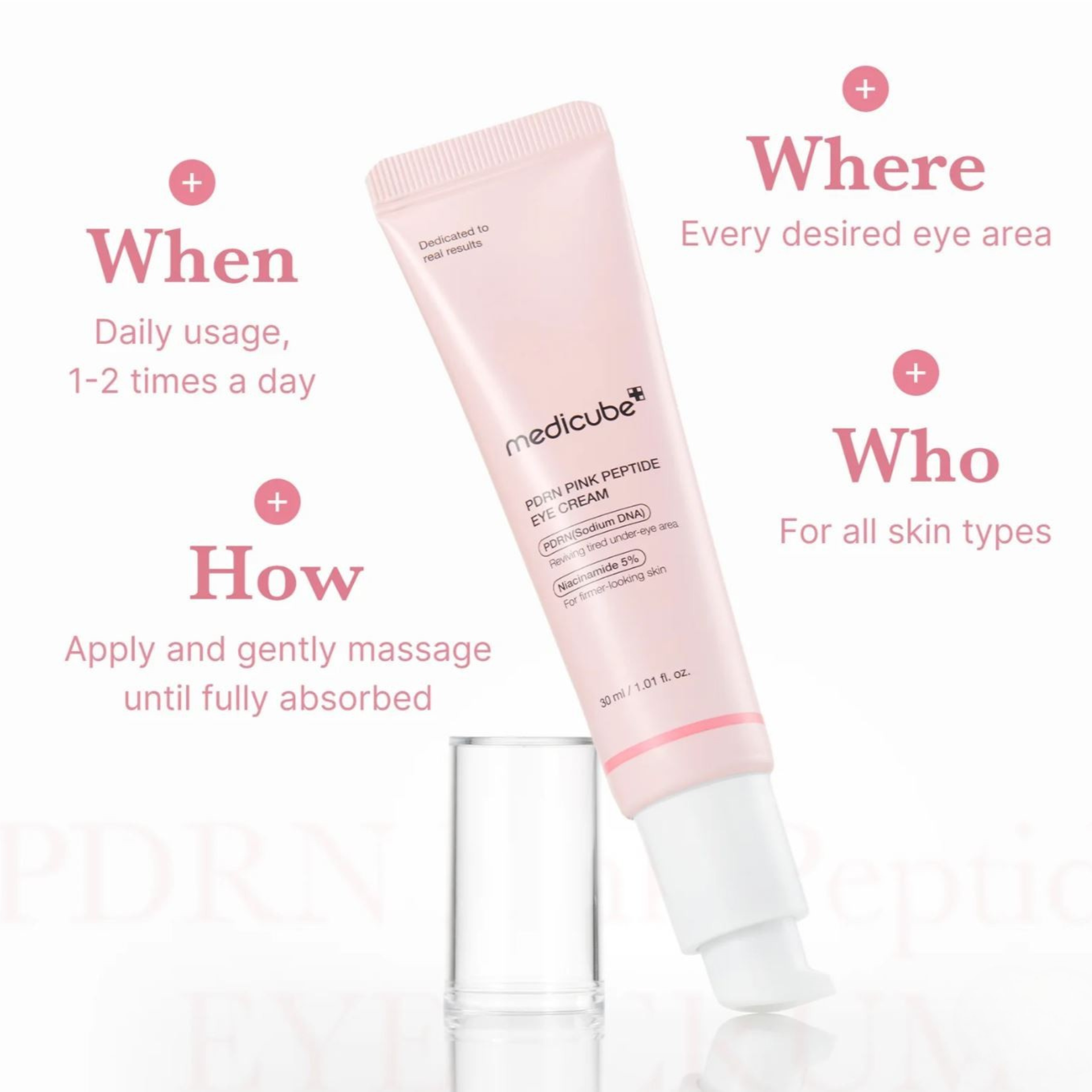 medicube - PDRN Pink Peptide Eye Cream