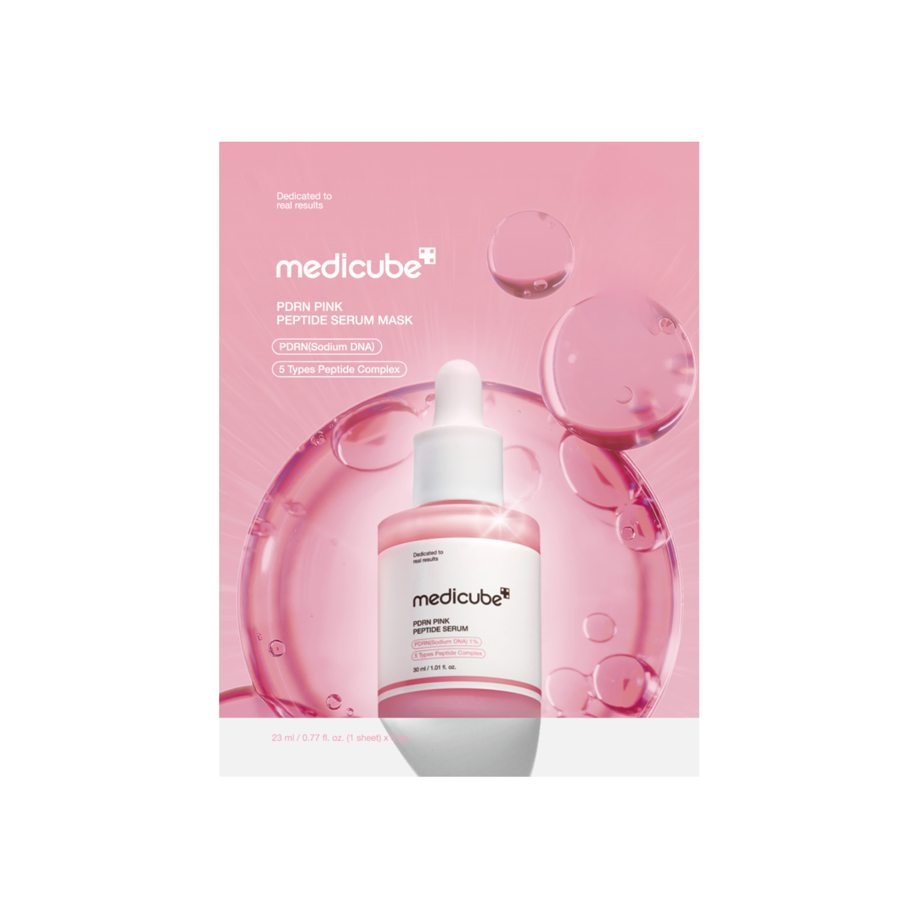 medicube - PDRN Pink Peptide Serum Mask 1ea