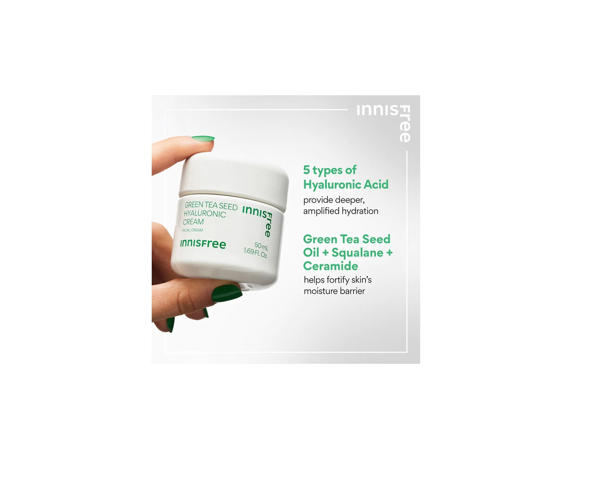 Green Tea Seed Hyaluronic Cream 50ml