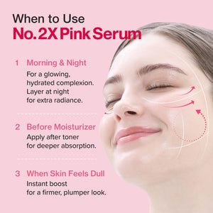 No.2 Rose PDRN Collagen 2X Plumping Serum 30ml