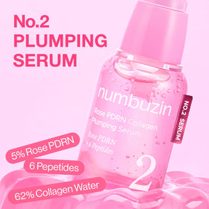 No.2 Rose PDRN Collagen Plumping Serum DUO 1.2ml*10ea
